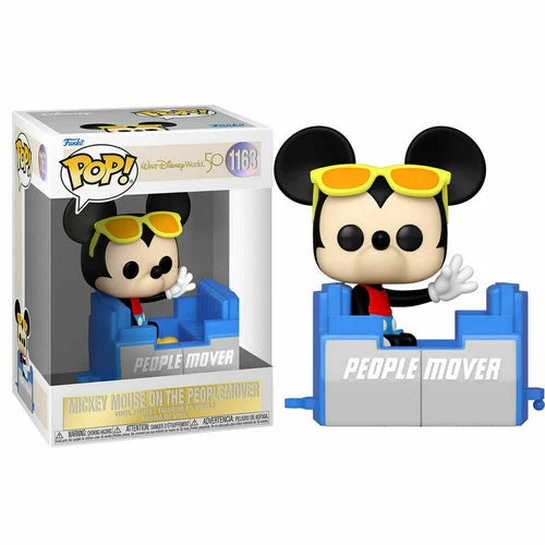 WALT DISNEY WORLD 50 MICKEY MOUSE PEOPLEMOVER 3.75" POP VINYL FIGURE