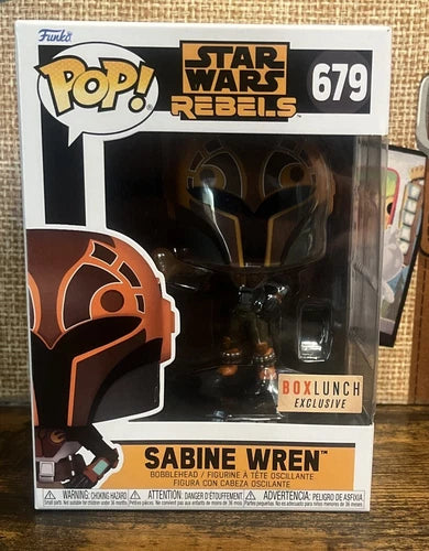 Funko Pop! Vinyl Star Wars Rebels Sabine Wren #679 Box Lunch Exclusive