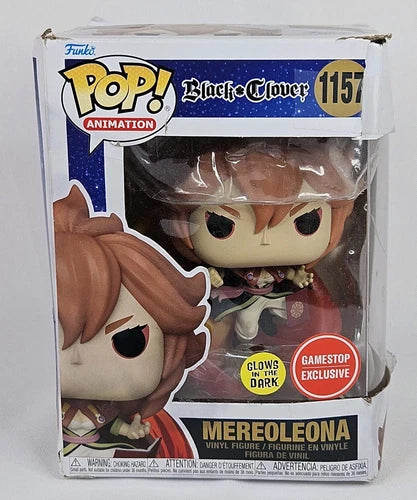 Funko Pop Black Clover Mereoleona Glow in the Dark Gamestop Exclusive 1157