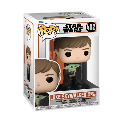 Funko Pop! Vinyl: Star Wars - Luke Skywalker with Grogu #482