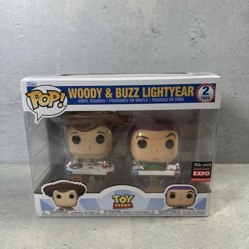 Funko Pop! Disney - Toy Story - Woody & Buzz Lightyear C2E2 2 Pack