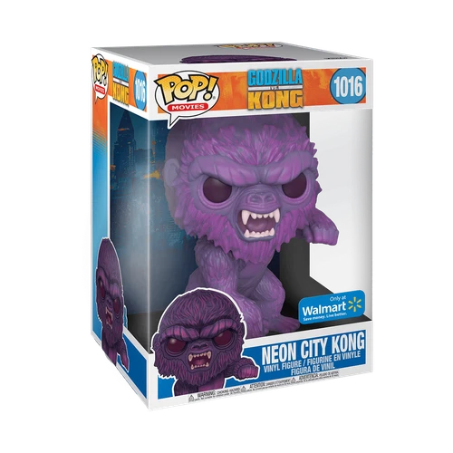 Funko Pop! Vinyl Jumbo 10 in: Godzilla - Neon City Kong (Jumbo) - Walmart