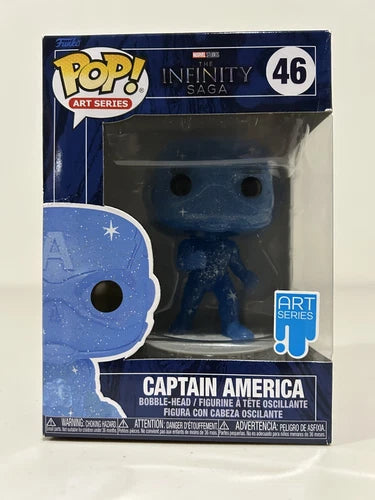 Funko POP! Captain America #46 Art Series Marvel Infinity Saga Vinyl Figure