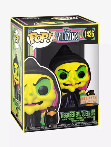 Funko Pop! Disney Disguised Evil Queen with Raven #1426!