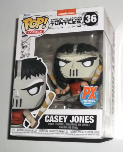 Funko Pop Teenage Mutant Ninja Turtles #36 Casey Jones, PX Previews Exclusive