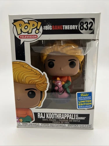 Funko Pop! Vinyl: The Big Bang Theory #832 Raj Koothrappali as Aquaman