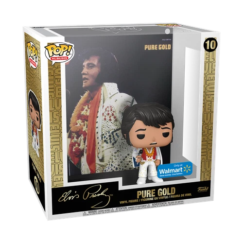 Funko Pop! Album Cover with Case: Elvis Presley - Pure Gold (Metallic) - Walmart