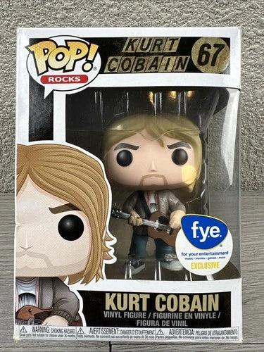 Funko Pop! Rocks: Kurt Cobain #67 FYE Exclusive