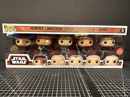 Funko Pop! The Bad Batch 5 Pack GameStop Exclusive