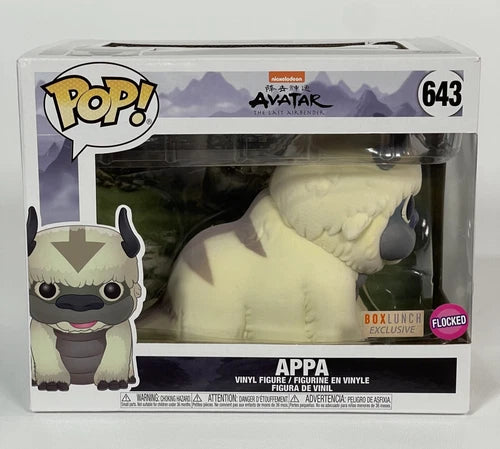 Funko Pop Avatar Last Airbender #643 Appa Flocked Box Lunch Exclusive