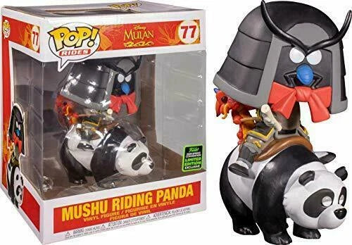 Funko Pop! Rides: Mulan - Mushu Riding Panda (6 inch) Vinyl Figure