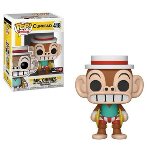 Funko Pop! Games Cuphead Mr. Chimes #418 Gamestop Exclusive