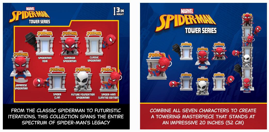 MARVEL Spider-Man Tower Series Hero Box Blind Box